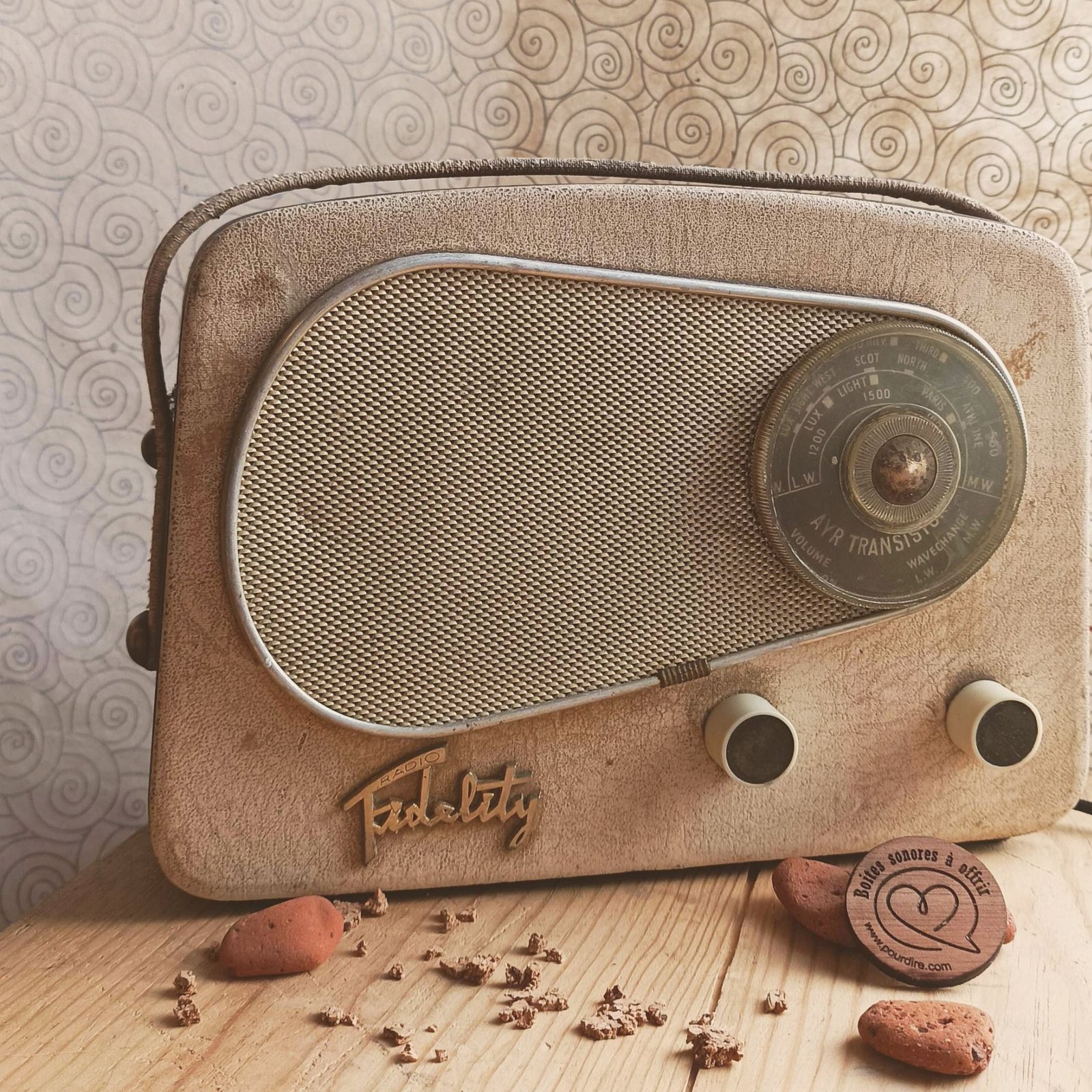 Une radio mémo vintage