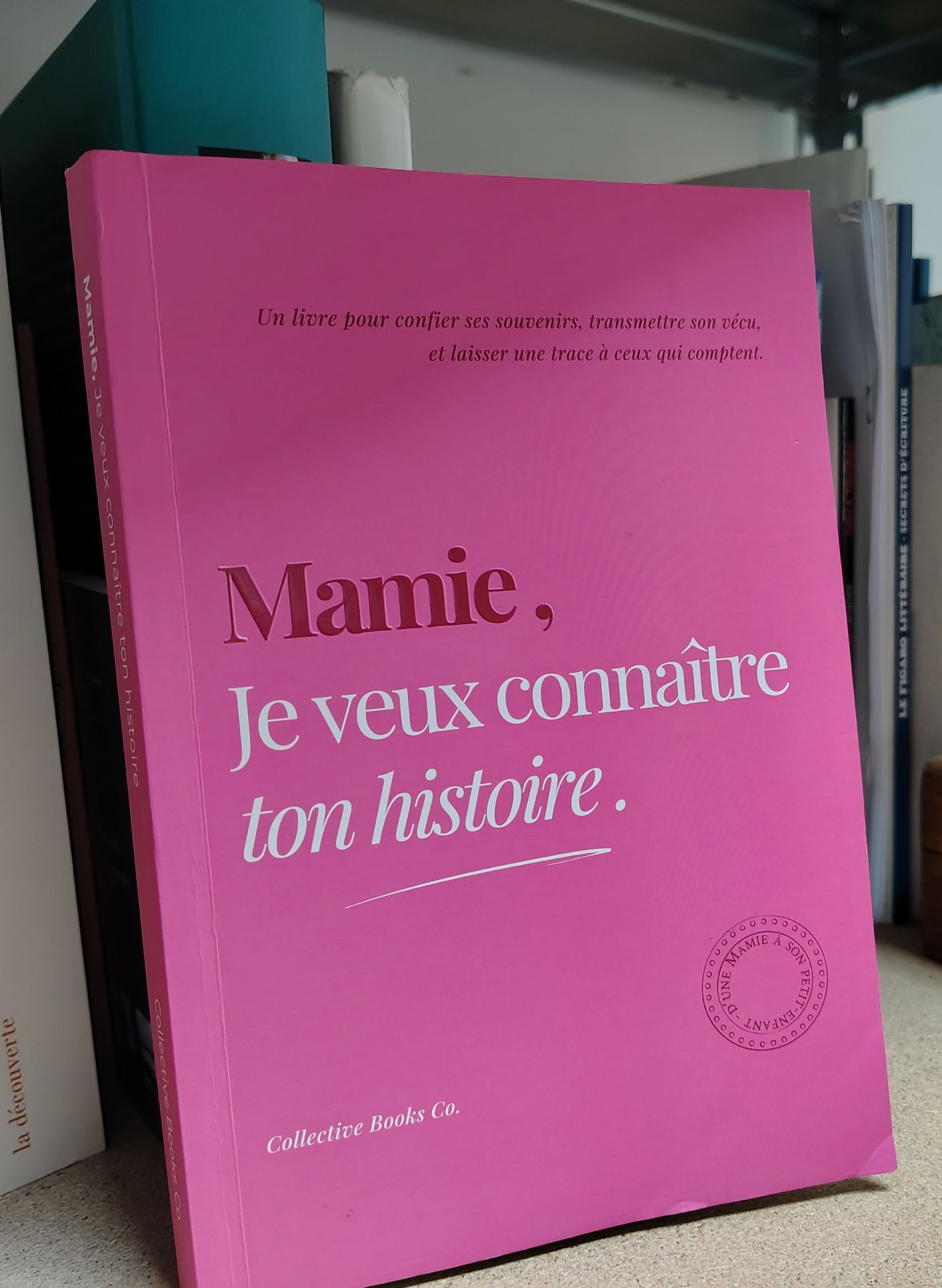 Un carnet de souvenir à transformer en livre biographique sonore